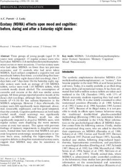 Ecstasy (MDMA) effects upon mood and cognition: before, during and after a Saturday night dance