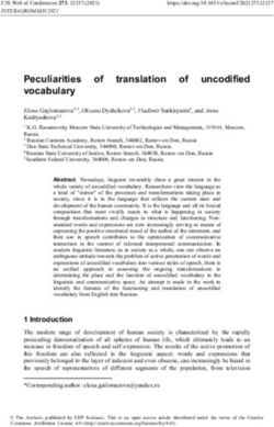 Translation of uncodified - E3S Web ...