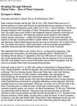 Breaking Through Editorial: Nikola Tesla- Man of Three Centuries