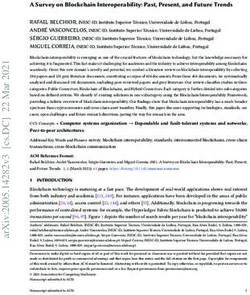 A Survey on Blockchain Interoperability: Past, Present, and Future Trends - arXiv