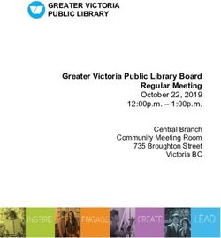 GREATER VICTORIA PUBLIC LIBRARY - Greater Victoria Public Library Board Regular Meeting - GVPL.ca