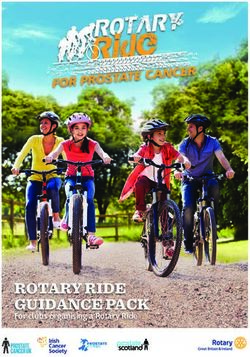 ROTARY RIDE GUIDANCE PACK - For clubs organising a Rotary Ride - Prostate Scotland