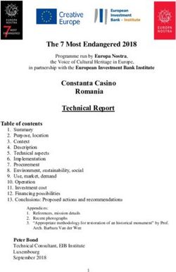 The 7 Most Endangered 2018 - Europa Nostra