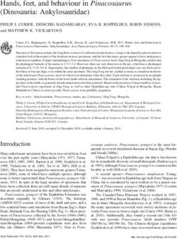 Hands, feet, and behaviour in Pinacosaurus (Dinosauria: Ankylosauridae)
