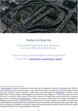 Routing, and Real-Time Road Pricing - 15 April 2019 latest draft, presentation, Nature - Peter Cramton