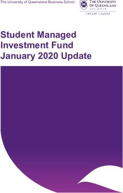 Student Managed Investment Fund January 2020 Update - The University of Queensland Business School
