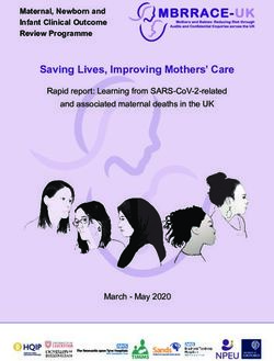 Saving Lives, Improving Mothers' Care - Maternal, Newborn and Infant Clinical Outcome Review Programme - University of ...