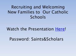 Recruiting and Welcoming New Families to Our Catholic Schools Watch the Presentation Here! Password: Saints&Scholars - Catholic ...