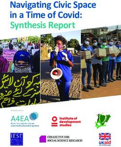 Navigating Civic Space in a Time of Covid: Synthesis Report