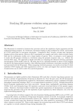 Studying 3D genome evolution using genomic sequence - bioRxiv