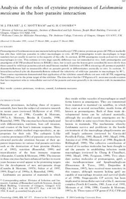 Analysis of the roles of cysteine proteinases of Leishmania mexicana in the host-parasite interaction