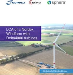LCA of a Nordex Windfarm with Delta4000 turbines - On behalf of Nordex Group - Nordex SE