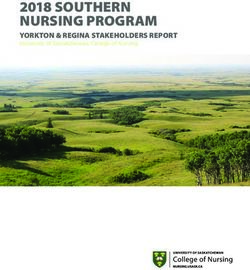 2018 SOUTHERN NURSING PROGRAM - YORKTON & REGINA STAKEHOLDERS REPORT University of Saskatchewan, College of Nursing - University of ...