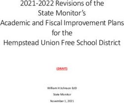 2021-2022 Revisions of the State Monitor's Academic and Fiscal Improvement Plans for the Hempstead Union Free School District