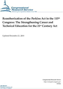 Reauthorization of the Perkins Act in the 115th Congress: The Strengthening Career and Technical Education for the 21st Century Act - Updated ...