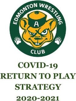 COVID-19 RETURN TO PLAY STRATEGY 2020-2021 - Edmonton ...