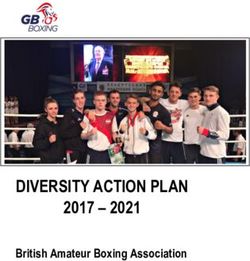 DIVERSITY ACTION PLAN 2017 - 2021 British Amateur Boxing Association - GB Boxing