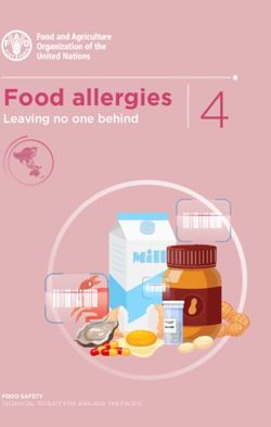 Food allergies 4 Leaving no one behind - Food and Agriculture Organization of the ...