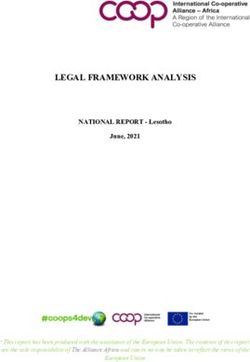 LEGAL FRAMEWORK ANALYSIS - Coops4dev