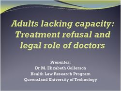 Presenter: Dr M. Elizabeth Collerson Health Law Research Program Queensland University of Technology