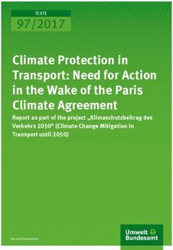 Climate Protection in Transport: Need for Action in the Wake of the Paris Climate Agreement 97/2017 - Umweltbundesamt