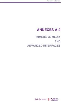 ANNEXES A-2 IMMERSIVE MEDIA AND ADVANCED INTERFACES - IMDA