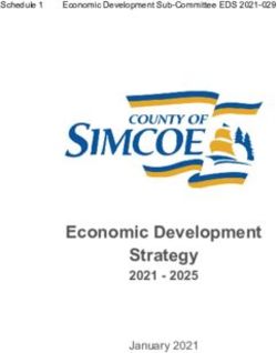 Economic Development Strategy 2021 - 2025 January 2021