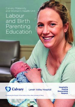 Labour and Birth Parenting Education - Calvary Maternity and Women's Health Unit - Calvary Health Care
