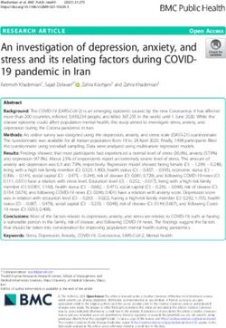 An investigation of depression, anxiety, and stress and its relating factors during COVID- 19 pandemic in Iran