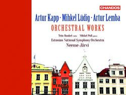 Artur Kapp Mihkel Lüdig Artur Lemba - ORCHESTRAL WORKS Neeme Järvi - Idagio