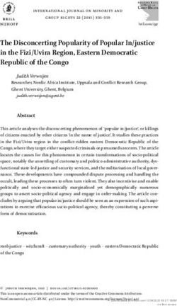 The Disconcerting Popularity of Popular In/justice in the Fizi/Uvira Region, Eastern Democratic Republic of the Congo - Brill