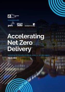 Accelerating Net Zero Delivery - Unlocking the benefits of climate action in UK city-regions March 2022