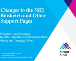 Changes to the NIH Biosketch and Other Support Pages - Presenter: Allison Gottlieb Director, Education and Communications Grants and Contracts Office