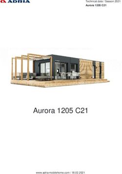 Aurora 1205 C21 - Technical data / Season 2021 Aurora 1205 C21 - Adria Mobilehomes