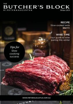 BUTCHER'S BLOCK RECIPE - Slow-cooked lamb shanks - Peter Augustus