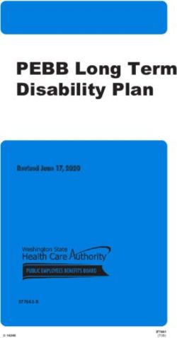 PEBB Long Term Disability Plan - Revised June 17, 2020 - 377661-B - Washington State Health ...