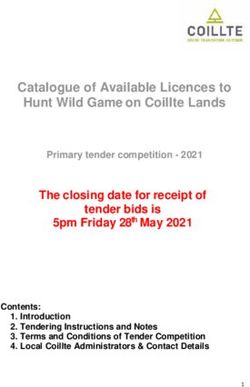 Catalogue of Available Licences to Hunt Wild Game on Coillte Lands