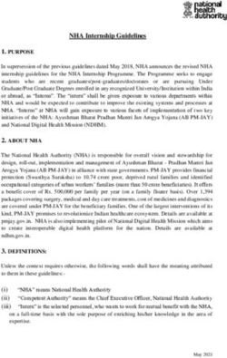 NHA Internship Guidelines - NDHM
