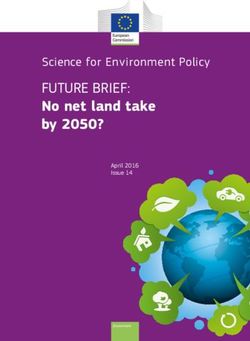 FUTURE BRIEF: No net land take by 2050? - Science for Environment Policy - European ...