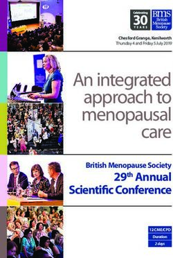 An integrated approach to menopausal care - Scientific Conference 29th Annual British Menopause Society - GINASOC