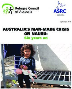 AUSTRALIA'S MAN-MADE CRISIS ON NAURU: Six years on September 2018 - Refugee Council ...