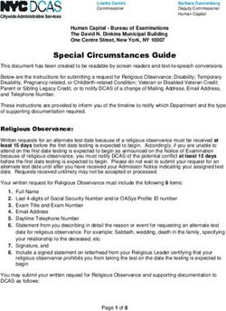 Special Circumstances Guide - NYC.gov