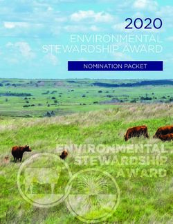 2020 ENVIRONMENTAL STEWARDSHIP AWARD - NOMINATION PACKET - Environmental Stewardship ...