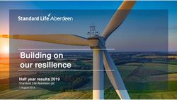Building on our resilience - Half year results 2019 Standard Life Aberdeen plc - Standard Life ...