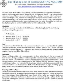 The Skating Club of Boston SKATING ACADEMY