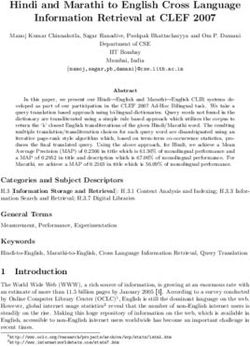 Hindi and Marathi to English Cross Language Information Retrieval at CLEF 2007