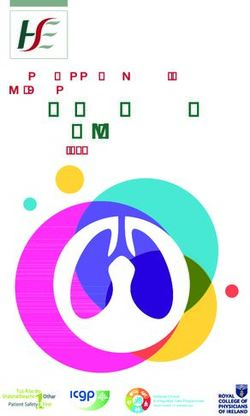 End to End COPD Model of Care - National Clinical Programme for Respiratory - HSE