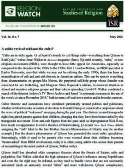 A cultic revival without the cults? - Religion Watch