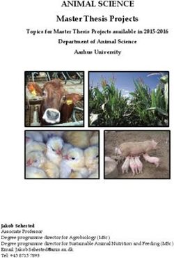 example of thesis title about animal science
