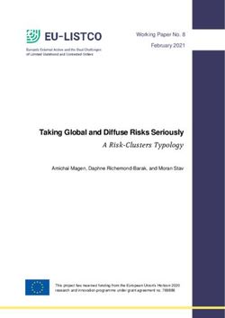 A Risk-Clusters Typology - Taking Global and Diffuse Risks Seriously - CIDOB